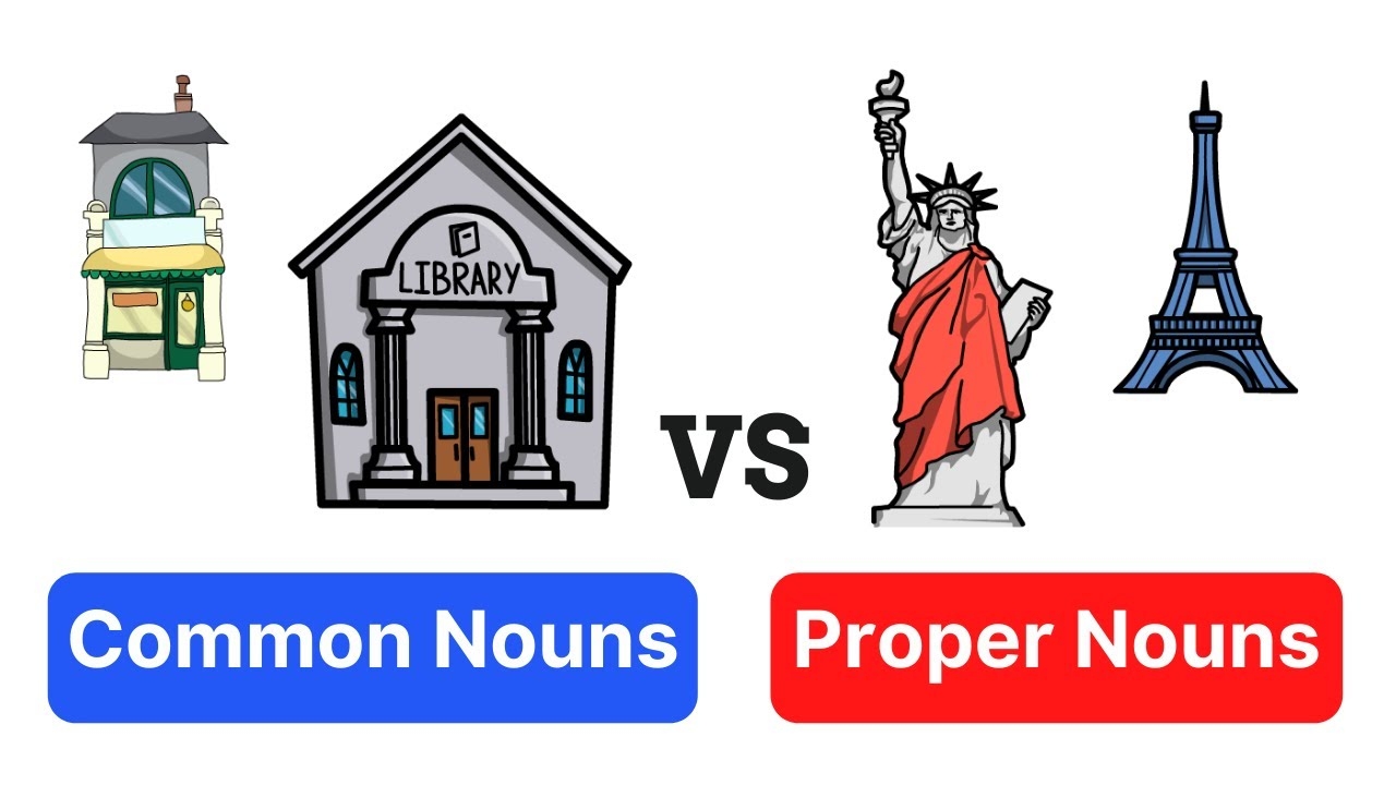 proper nouns versus common nouns