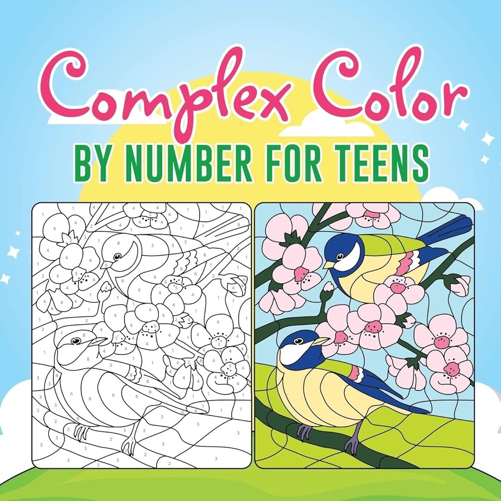 Complex Color By Number For Teens Educando Kids 9781645216650 Amazon Books