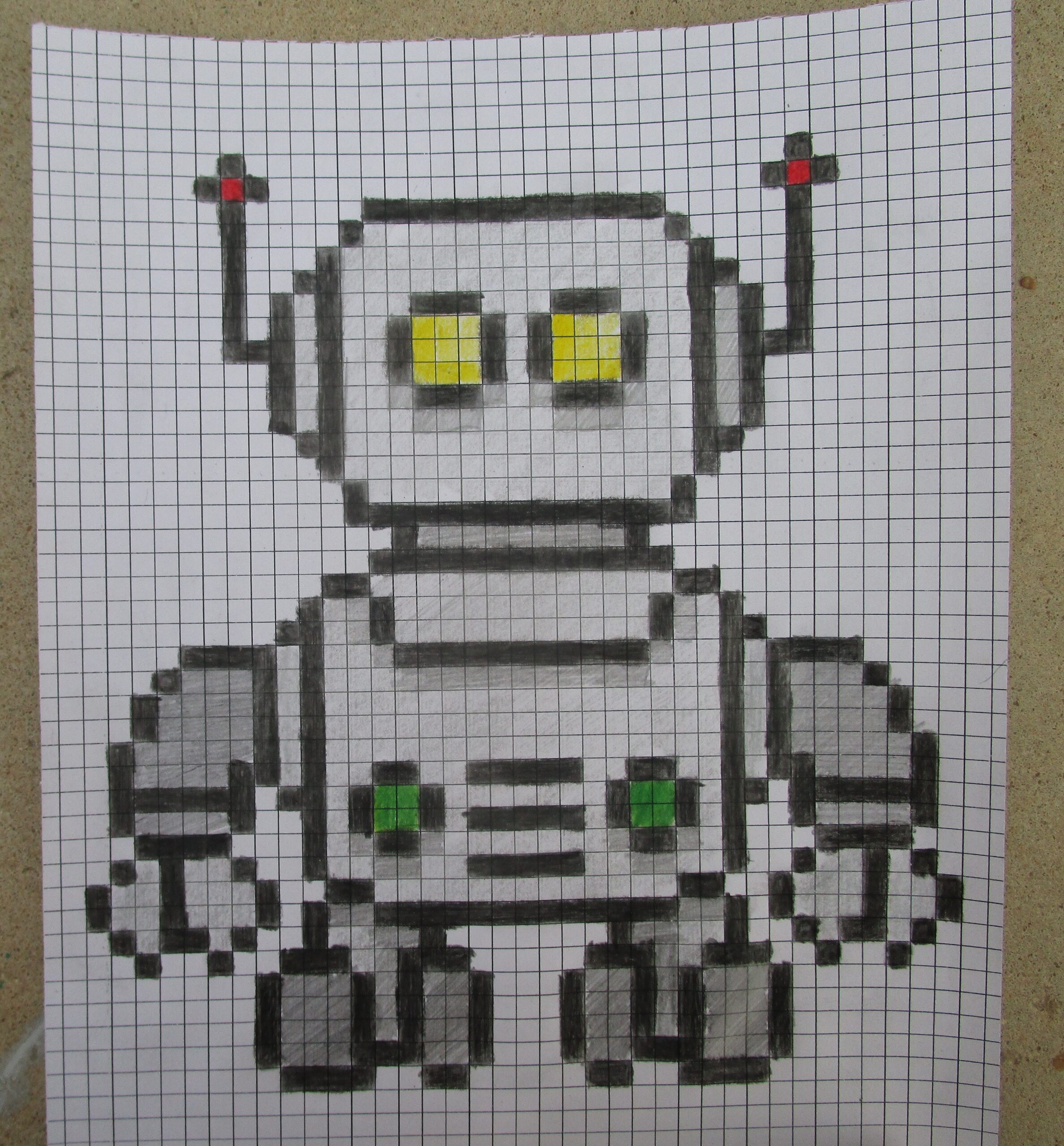 Creating Pixel Art On Graph Paper Blog Post For GameBanana GB Blogs