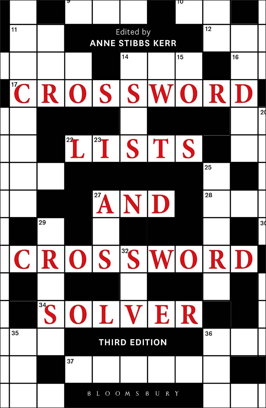 Crossword Lists And Crossword Solver Anne Stibbs Kerr Bloomsbury Information Bloomsbury