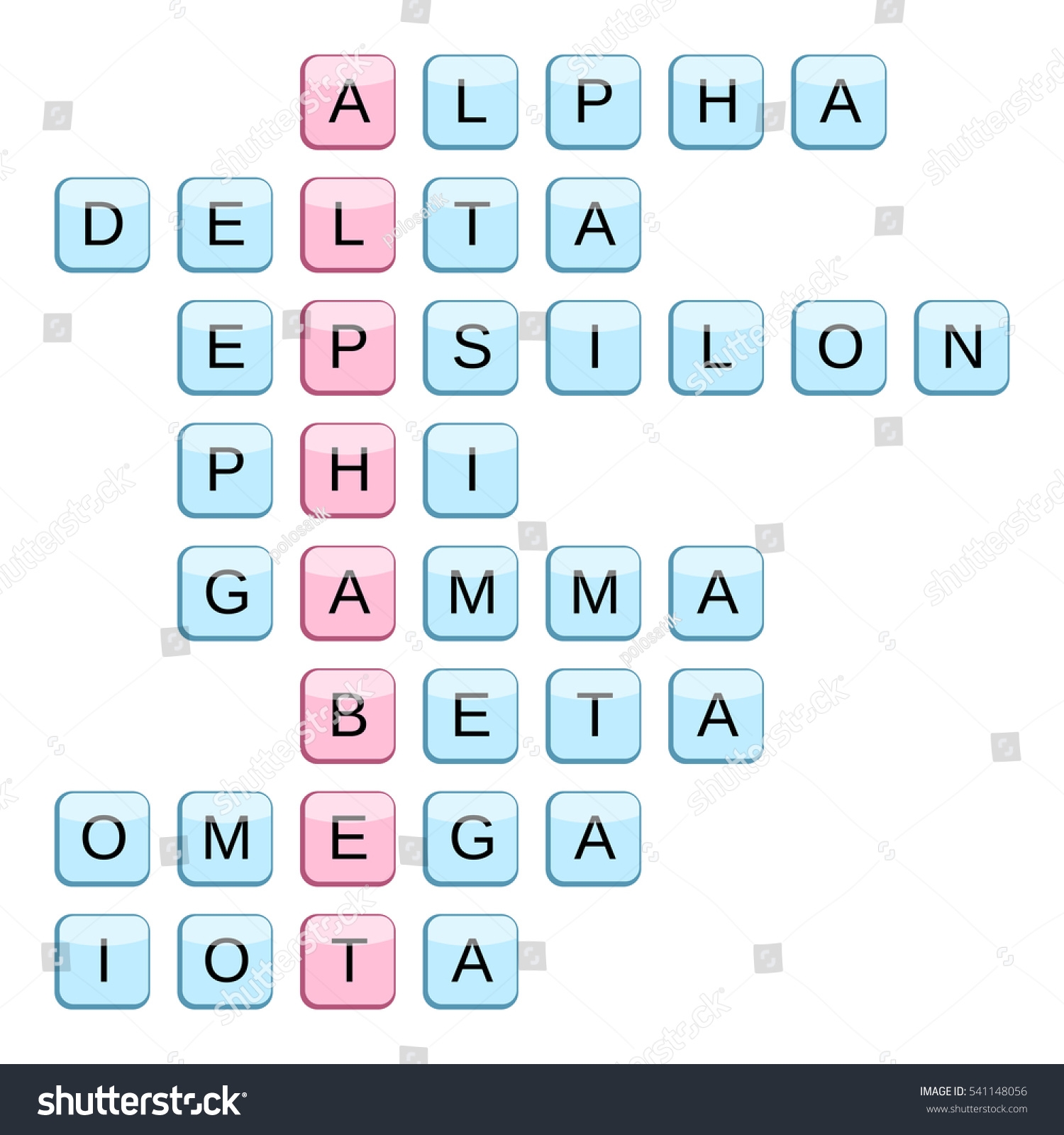 Crossword Word Alphabet Names Greek Letters Stock Vector Royalty Free 541148056 Shutterstock Crossword Word Alphabet Names Greek Letters Stock Vector Royalty Free 541148056 Shutterstock