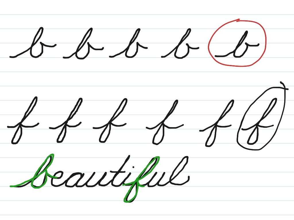 Cursive B And F Cursive Handwriting ShowMe Cursive B And F Cursive Handwriting ShowMe