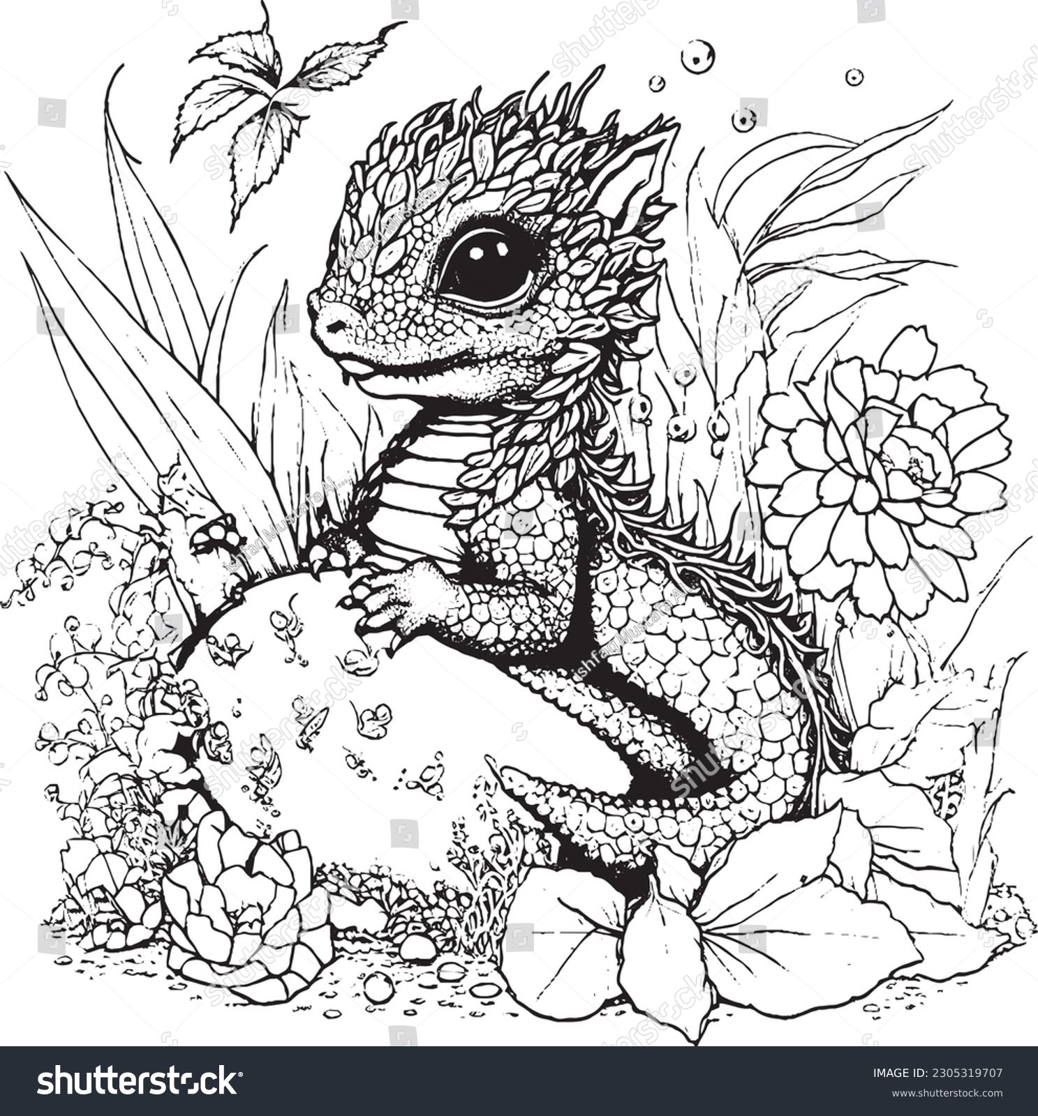 coloring pages dragons realistic
