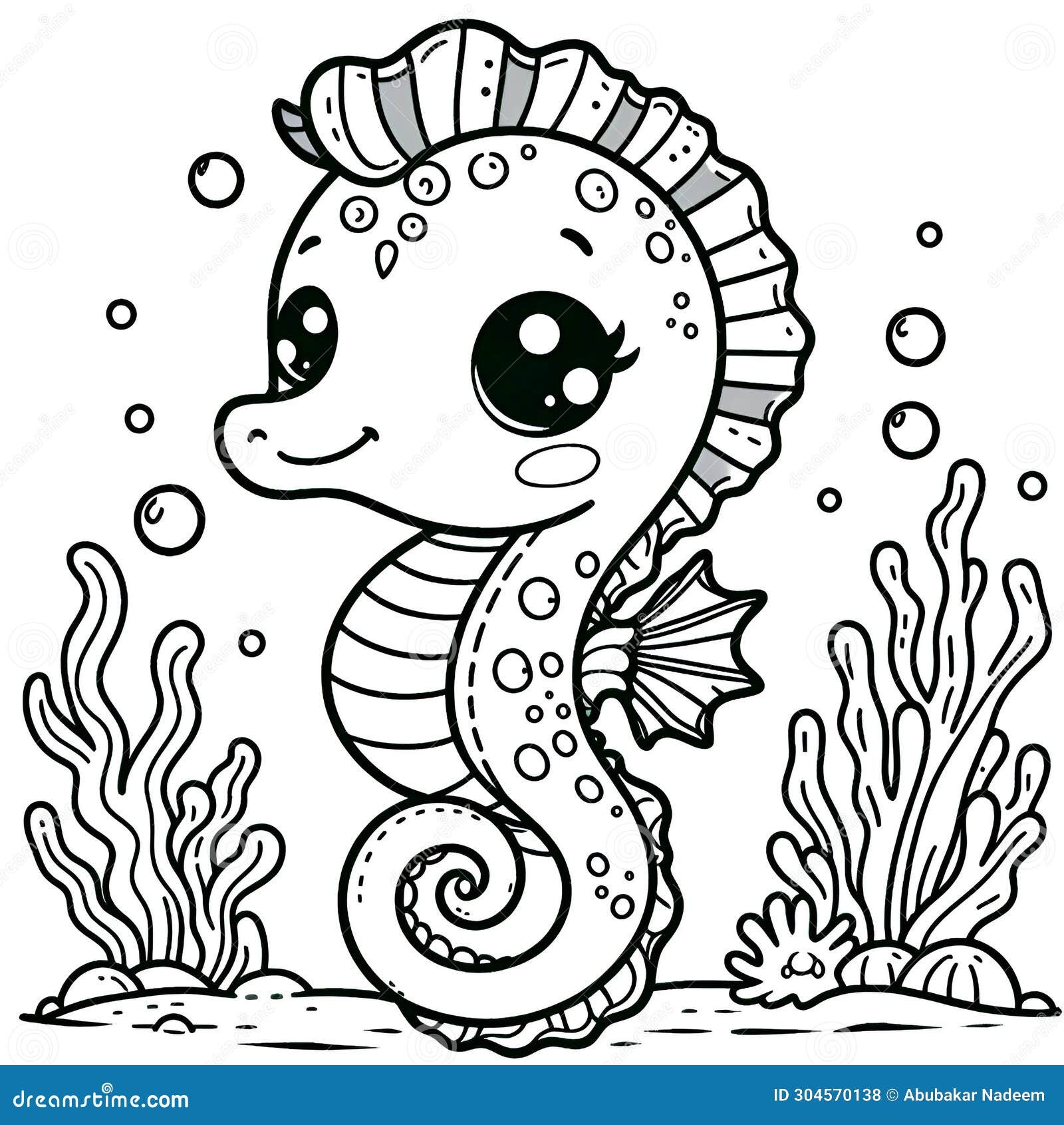 Cute Seahorse Coloring Book Page Line Art Outline Stock Photo Image Of Cute Children 304570138 Cute Seahorse Coloring Book Page Line Art Outline Stock Photo Image Of Cute Children 304570138