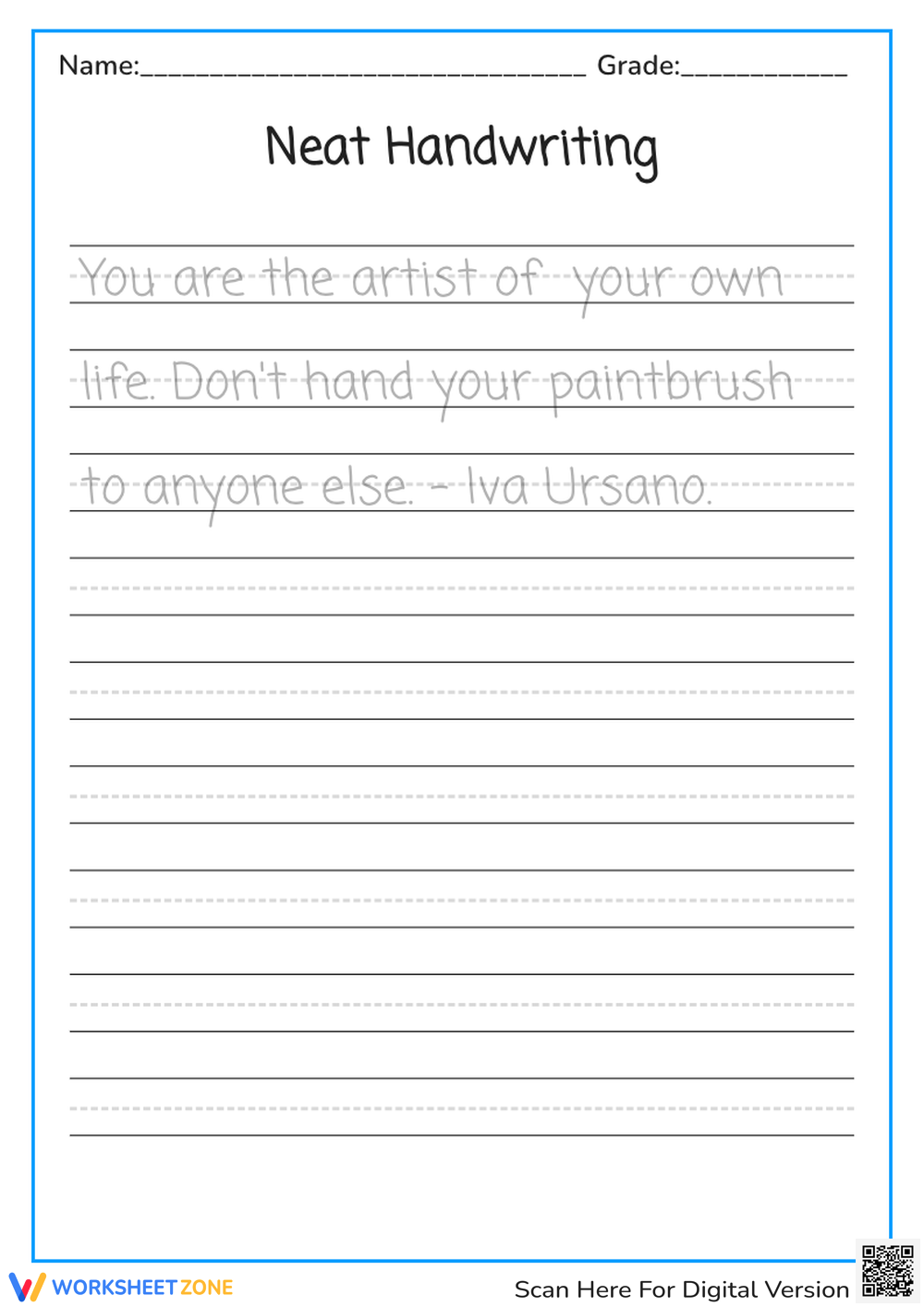 daily handwriting practice pdf free