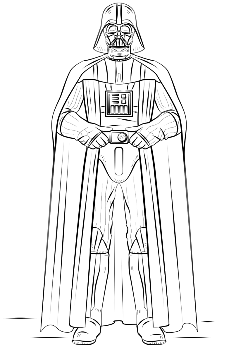 Darth Vader Coloring Page Free Printable Darth Vader Coloring Page Free Printable
