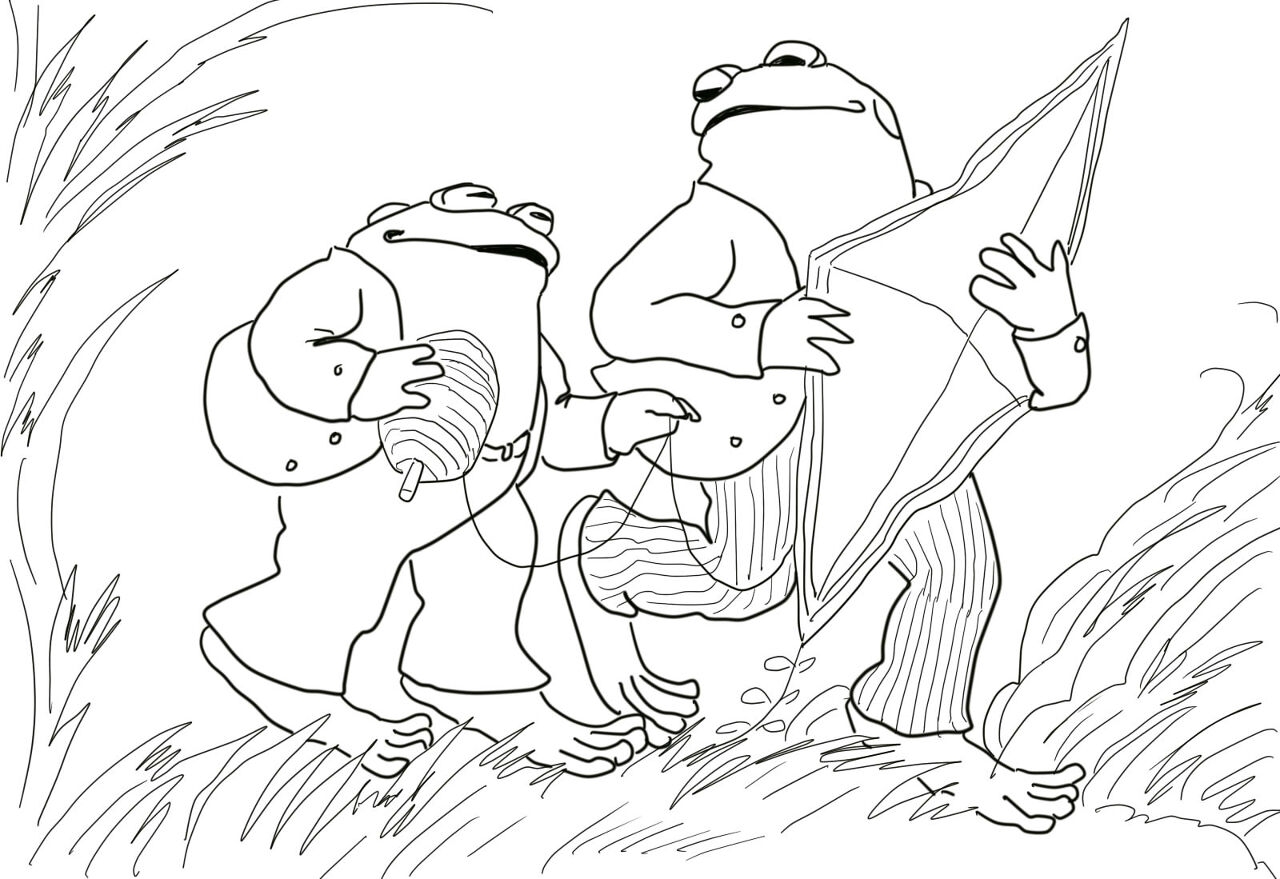 Days With Frog And Toad Coloring Page Free Printable
