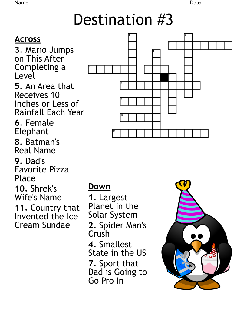 shrek's residence crossword
