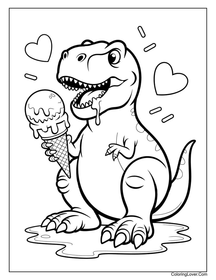 tyrannosaurus rex coloring page tyrannosaurus rex coloring page