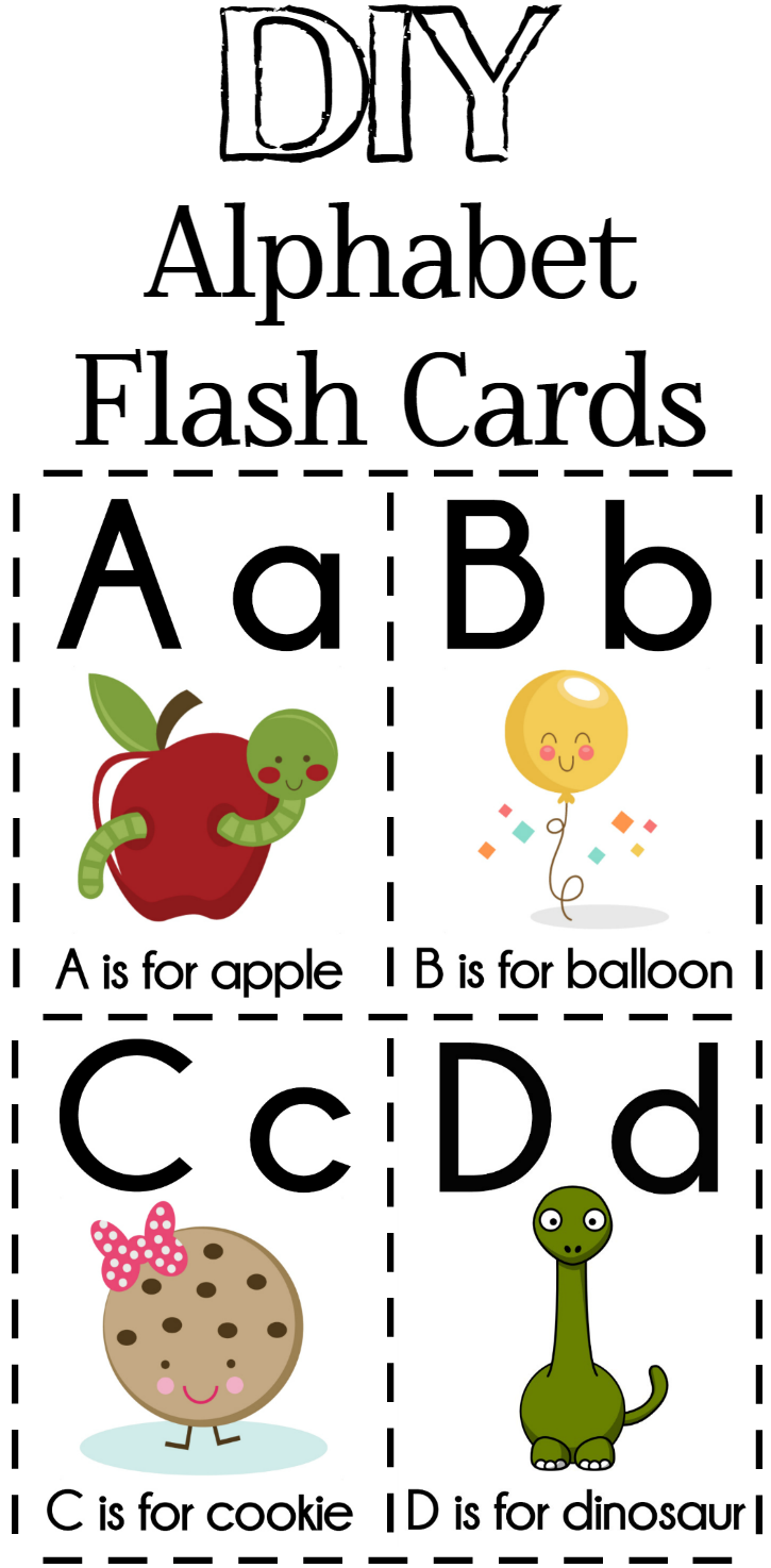 DIY Alphabet Flash Cards FREE Printable Extreme Couponing Mom DIY Alphabet Flash Cards FREE Printable Extreme Couponing Mom