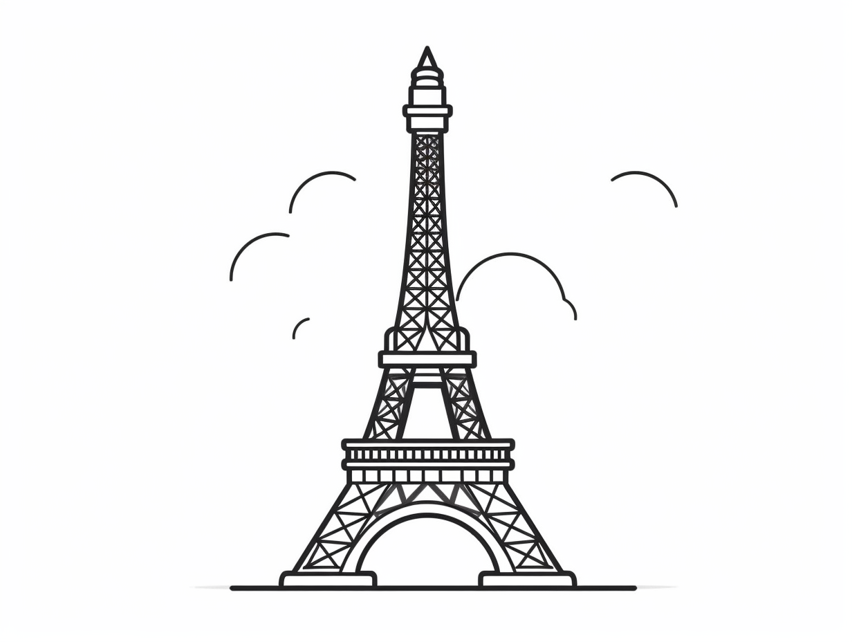 Eiffel Tower Coloring Pages Top 34 Free Printable Designs