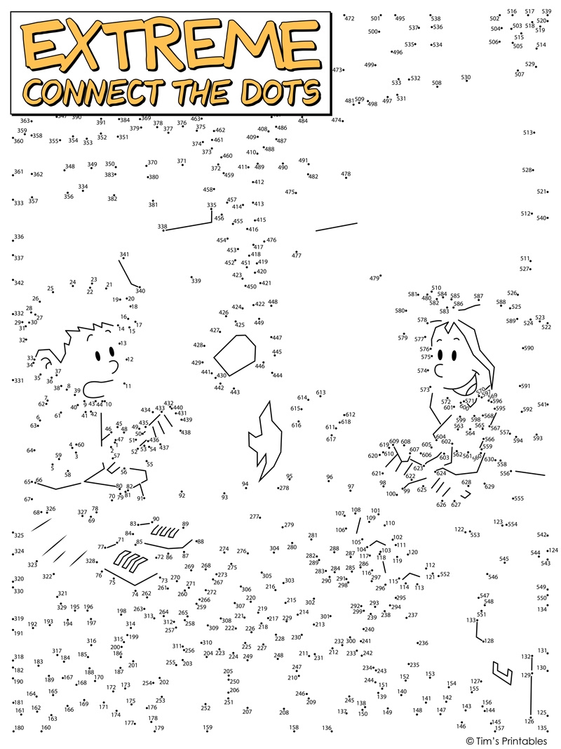 Extreme Connect The Dots The Camping Trip Tim s Printables Extreme Connect The Dots The Camping Trip Tim s Printables
