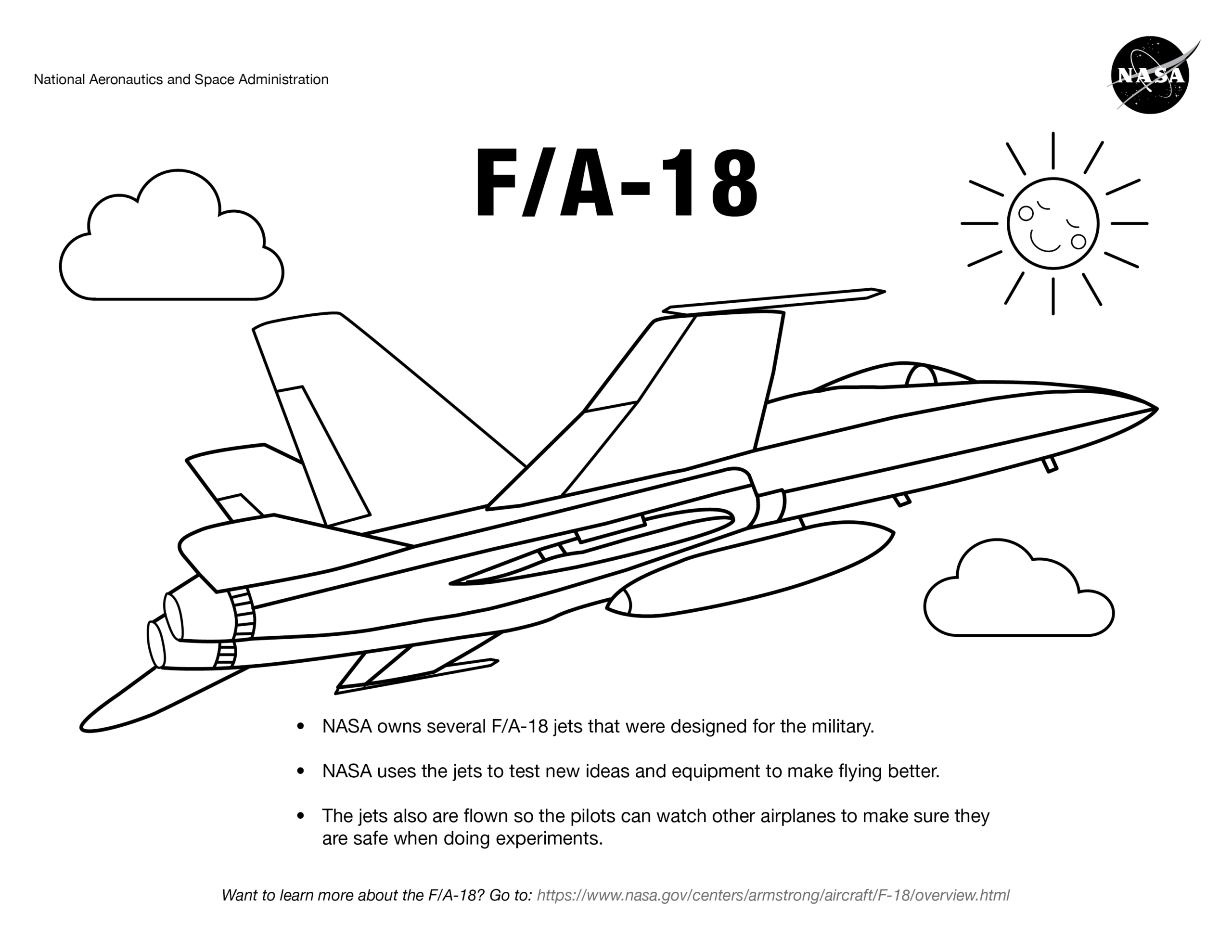 F A 18 Coloring Page F A 18 Coloring Page