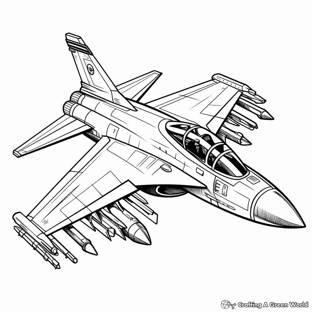 Fighter Jet Coloring Pages Free Printable Fighter Jet Coloring Pages Free Printable