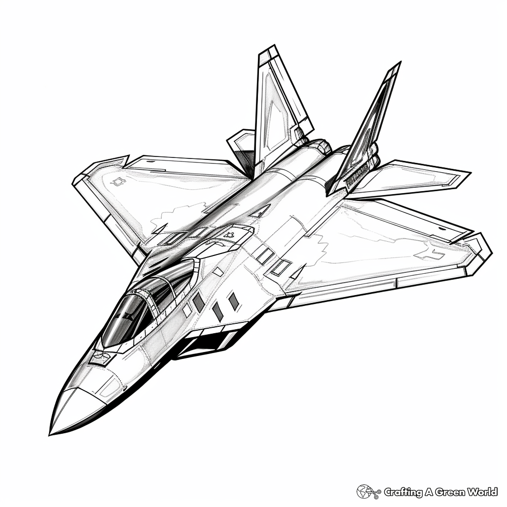 Fighter Jet Coloring Pages Free Printable