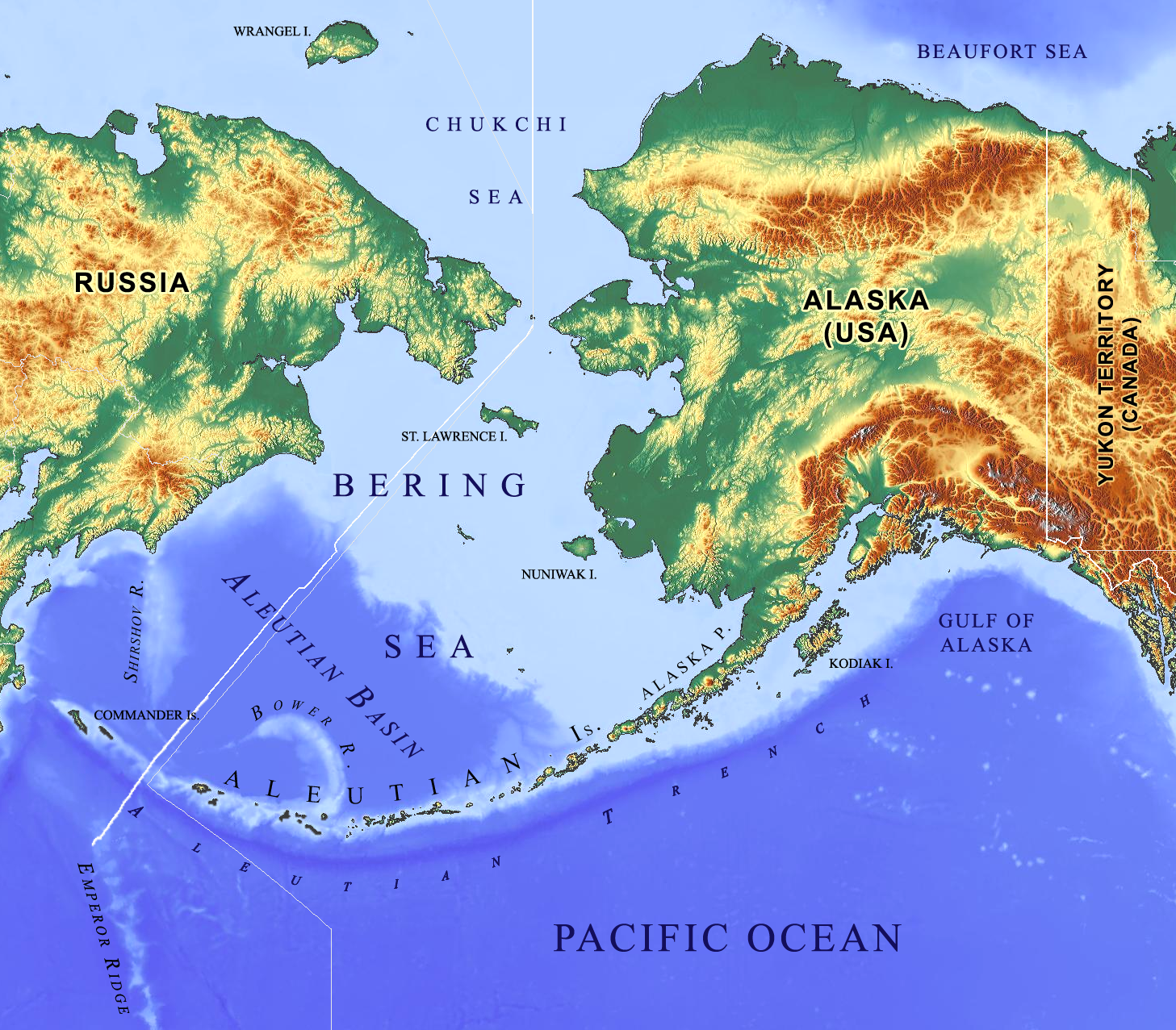 File Bering Sea Aleutian Is Alaska Map png Wikimedia Commons