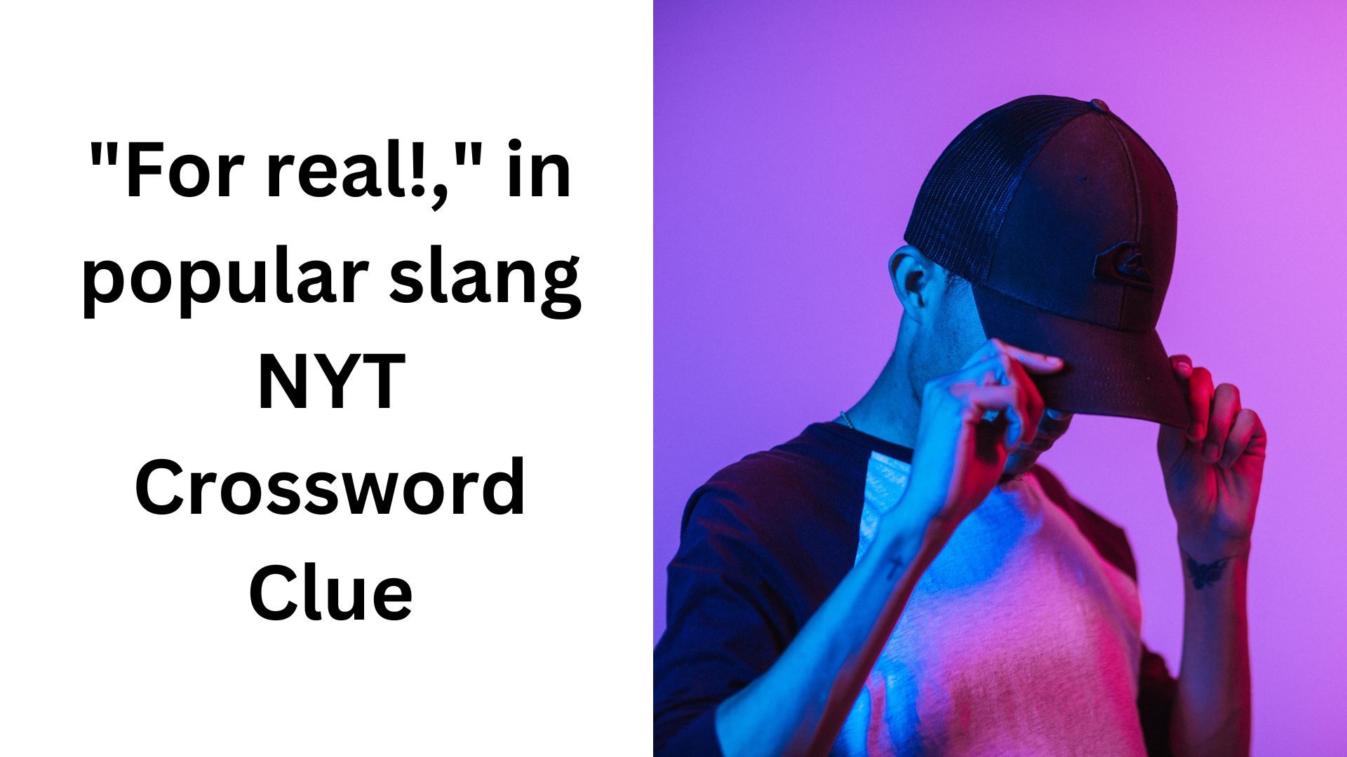 seriously in slang nyt crossword