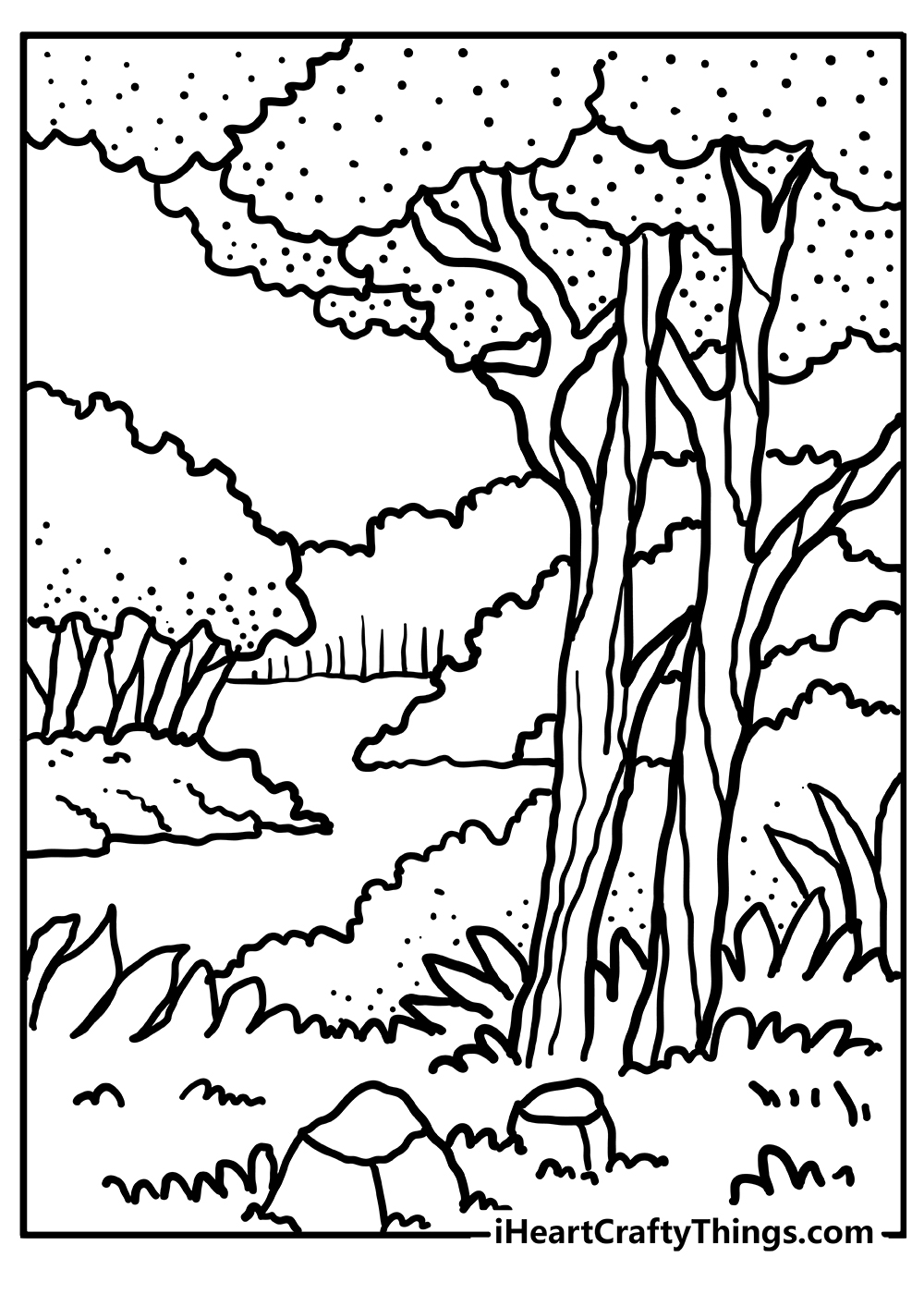 Forest Coloring Pages 100 Free Printables 