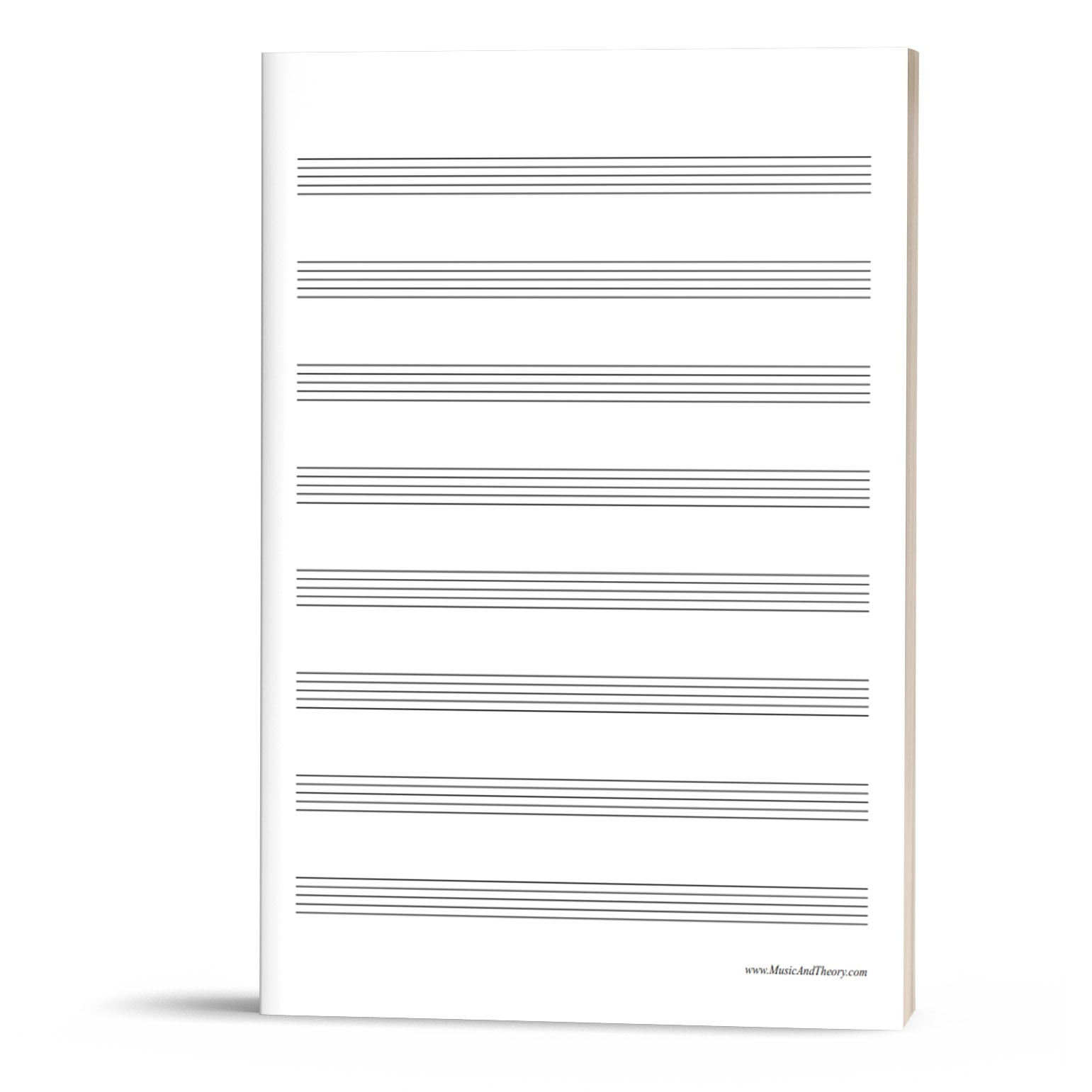 FREE Manuscript Paper Music Staff Paper MusicAndTheory