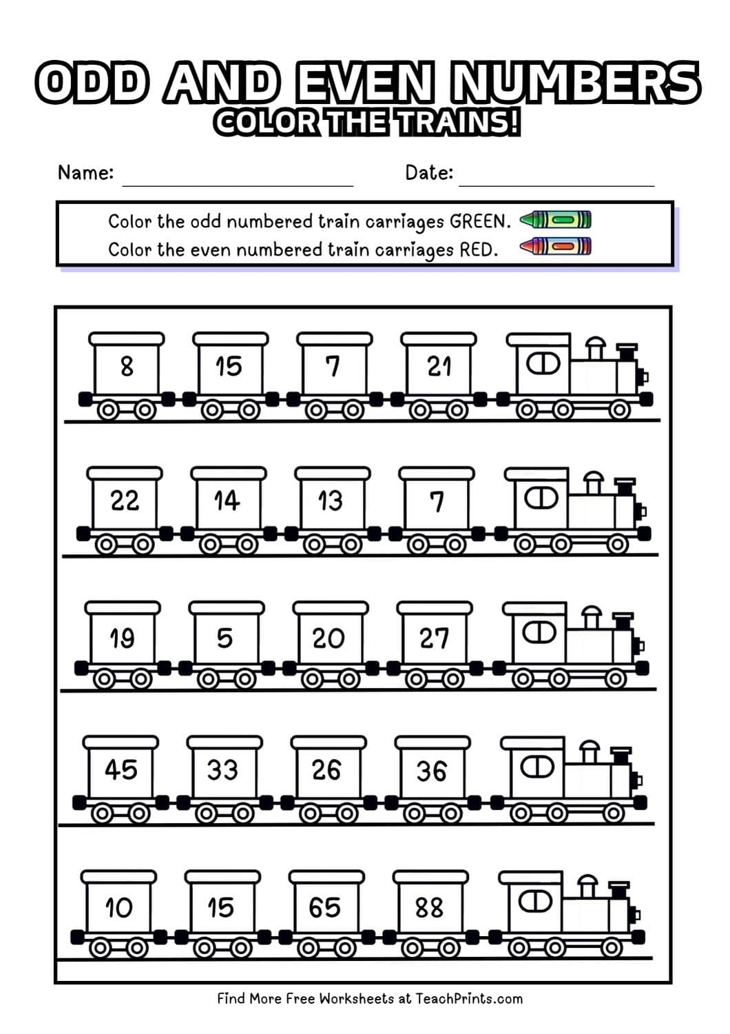 Free Odd And Even Numbers Worksheets Teach Prints Free Odd And Even Numbers Worksheets Teach Prints