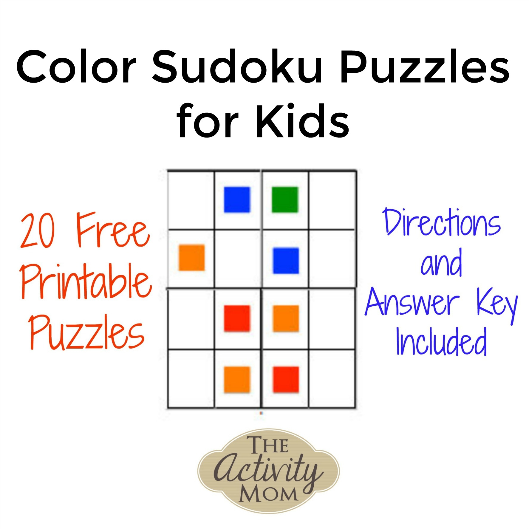sudoku free printable kids