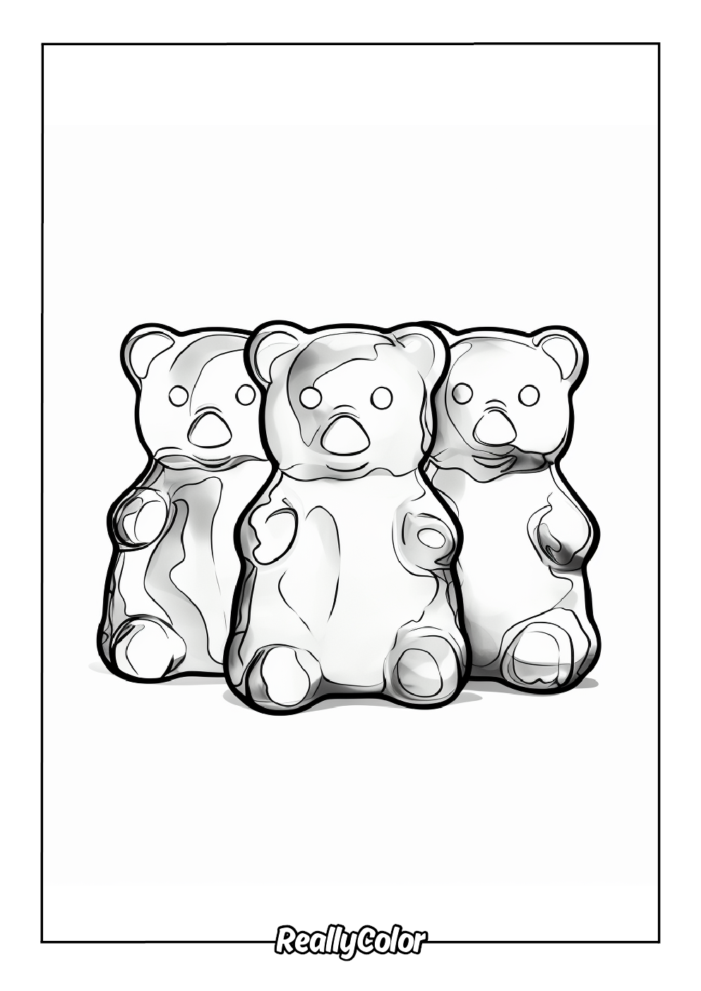 Free Printable Gummy Bear Coloring Pages Free Printable Gummy Bear Coloring Pages