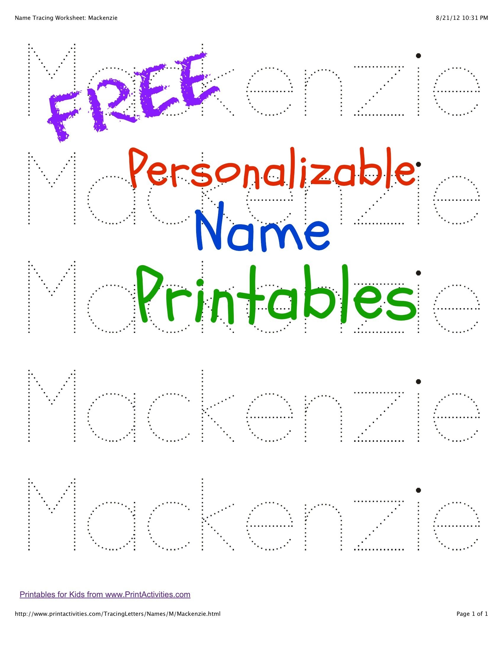 free printable name tracing free printable name tracing