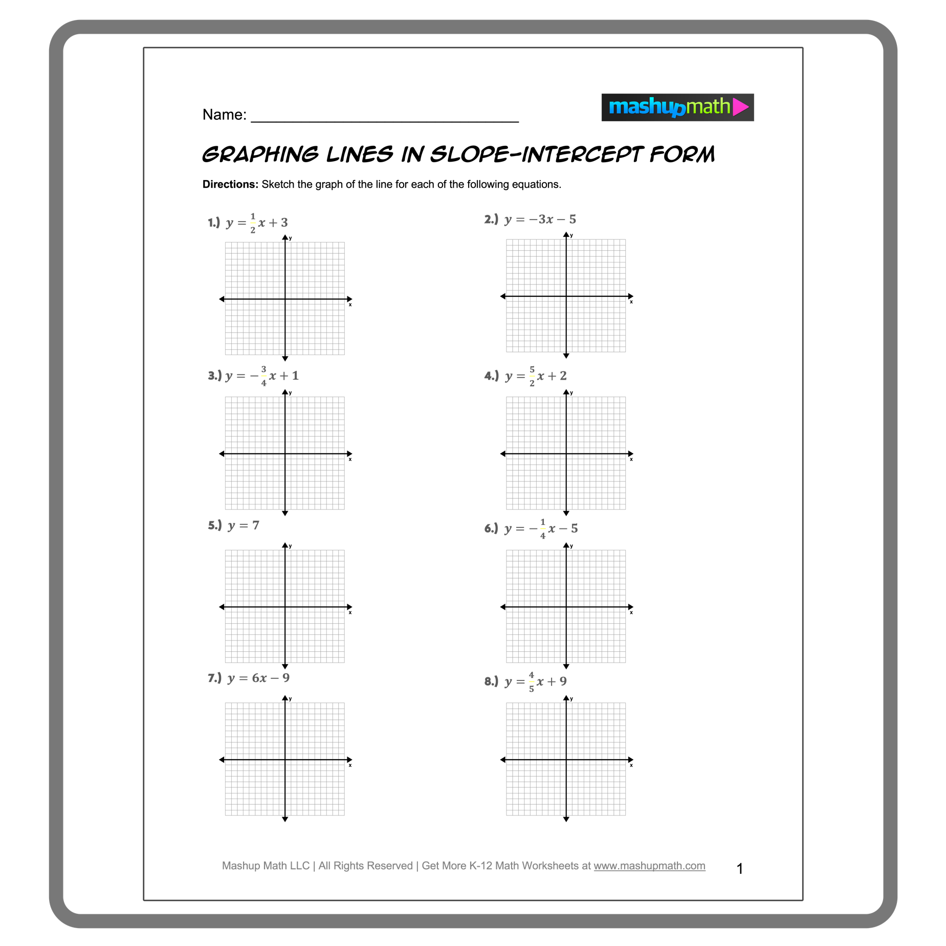 plotting linear equations worksheet plotting linear equations worksheet