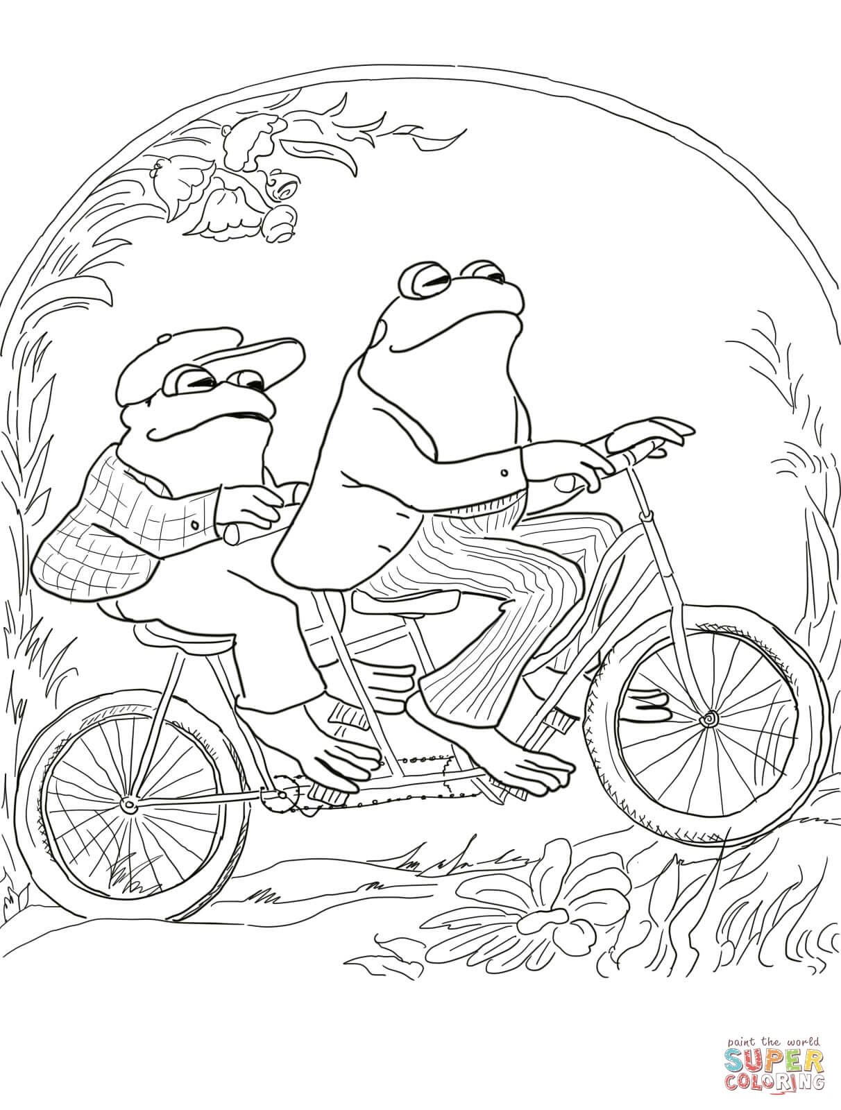 Frog And Toad 4 Free Printable Coloring Pages