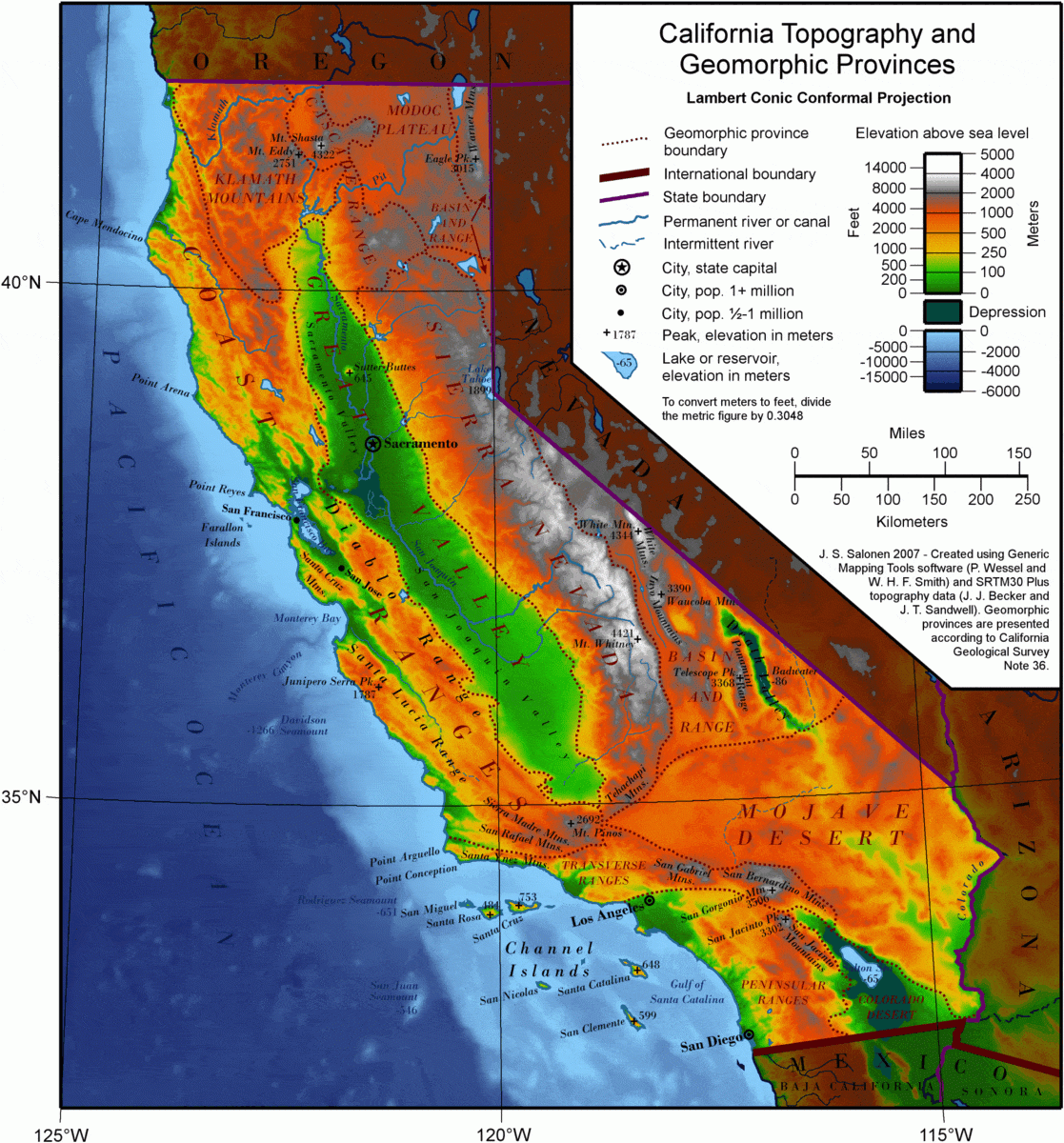 Geography Of California Wikipedia Geography Of California Wikipedia