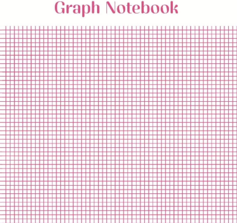 Graph Paper Notebook Grid Paper For Math Science Students 100 Pages 6 X 9 Inch Pink Graph Paper Notebook For Writting Gifts Journal Diary Or Composition Book Atomic Amazon Books