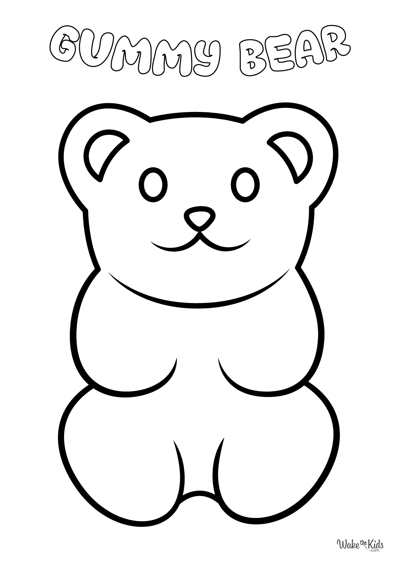 Gummy Bear Coloring Pages Free Printable PDFs WakeTheKids Gummy Bear Coloring Pages Free Printable PDFs WakeTheKids