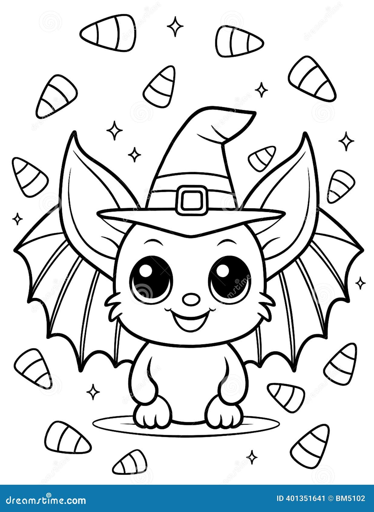Halloween Bat Coloring Page For Kids Stock Illustration Illustration Of Children Page 401351641 Halloween Bat Coloring Page For Kids Stock Illustration Illustration Of Children Page 401351641