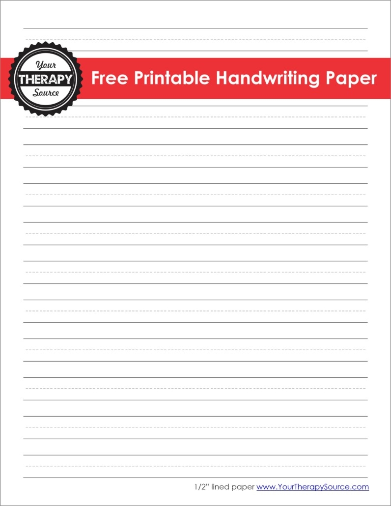 ruled paper for handwriting practice