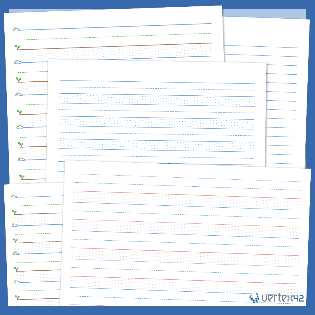 Handwriting Practice Paper Free Printable PDFs
