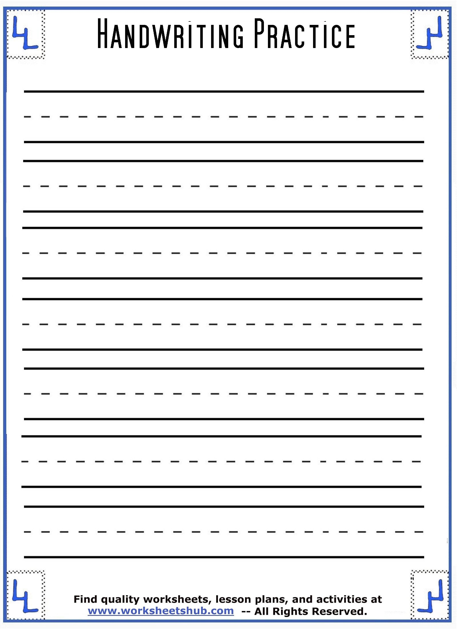 lined paper for writing