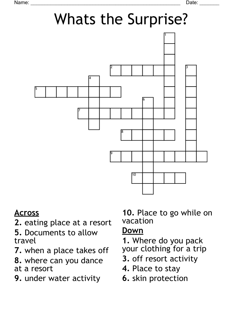 Holidays Crossword WordMint