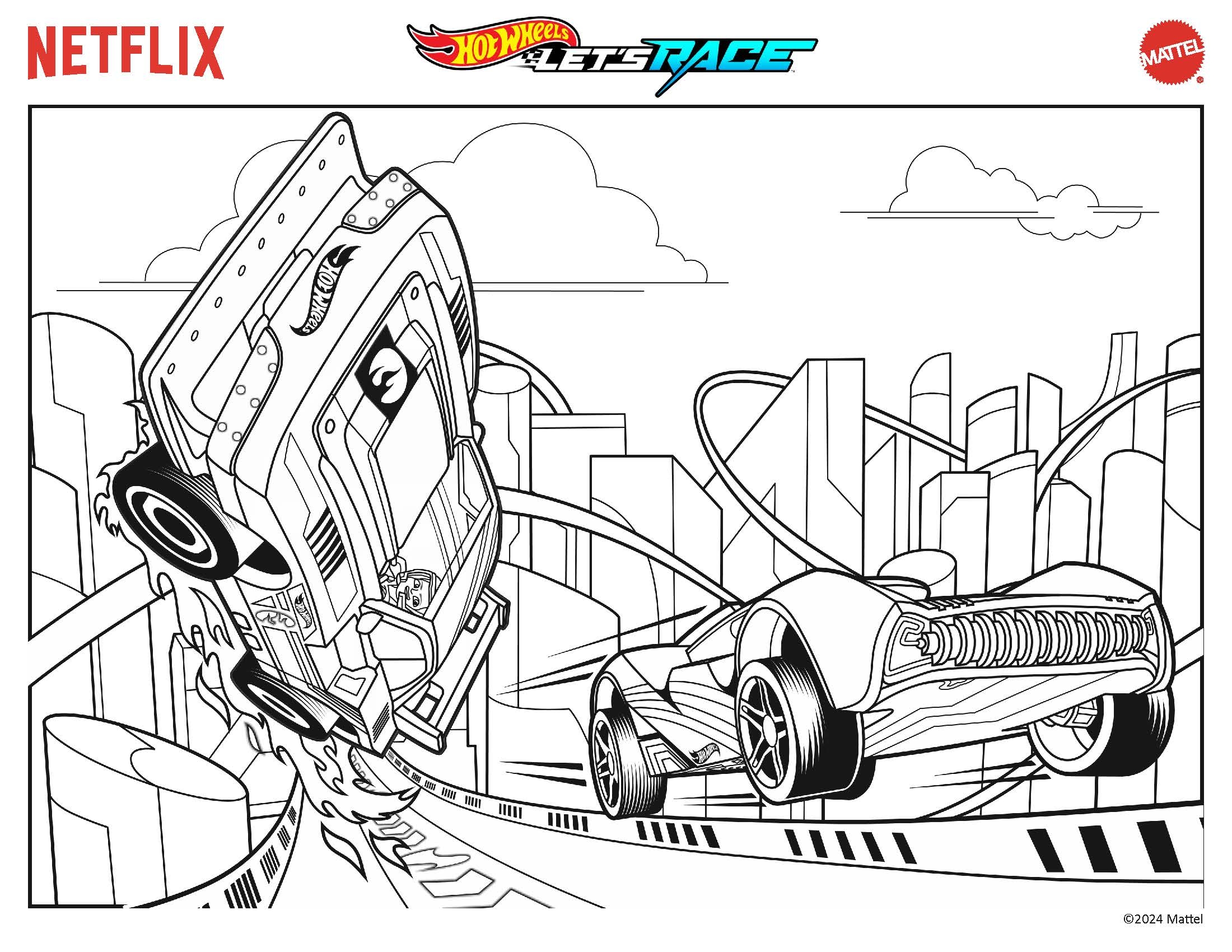 hot wheels color pages hot wheels color pages