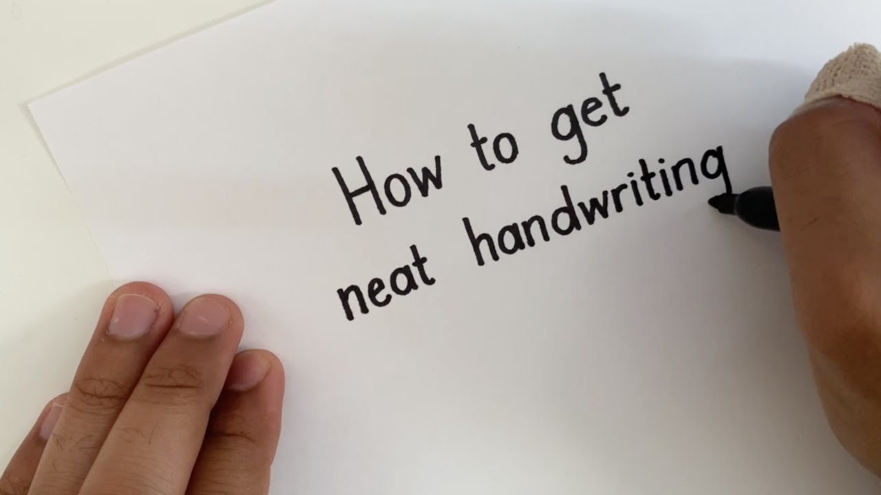 How To Get NEAT Handwriting Straight Lines In MINUTES YouTube
