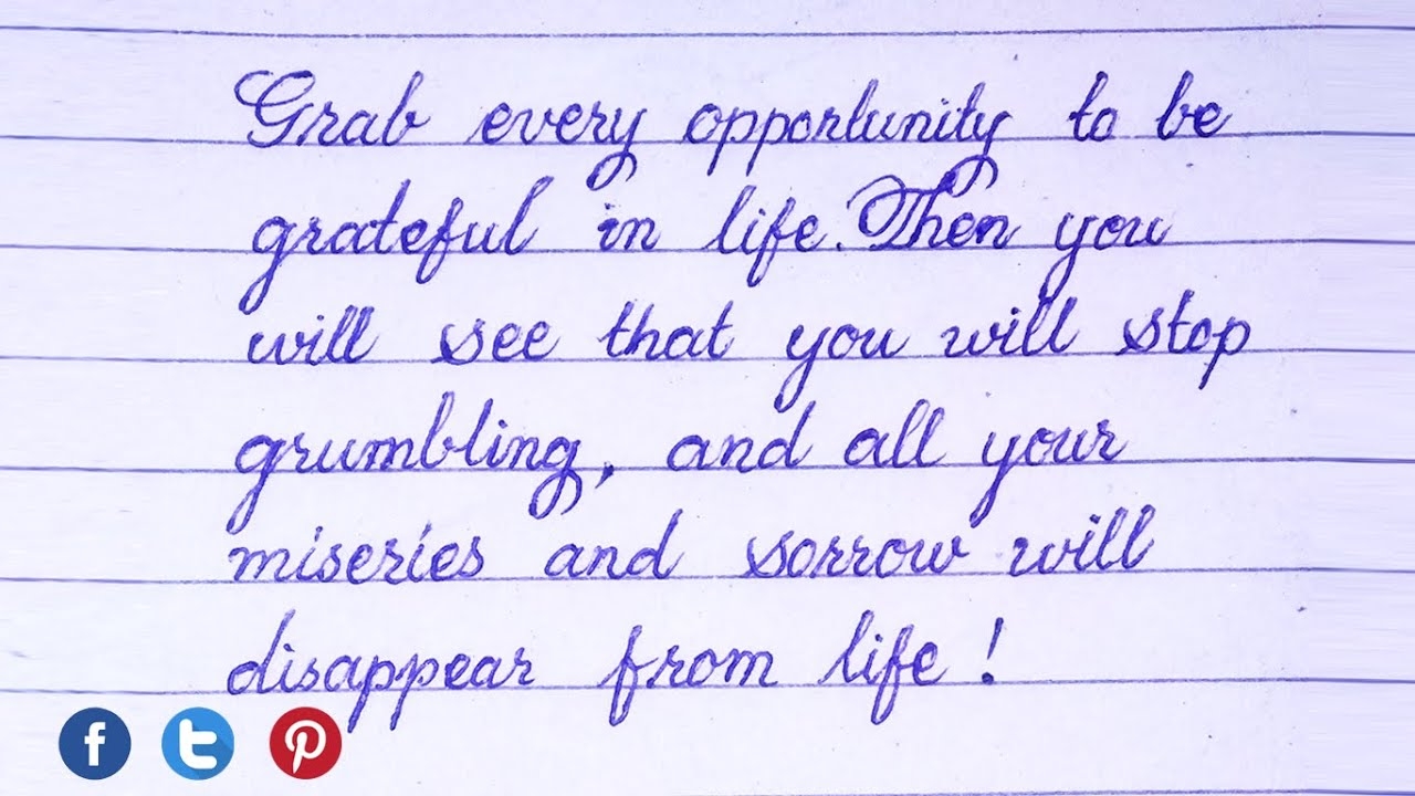 How To Improve Cursive Handwriting For Beginners YouTube