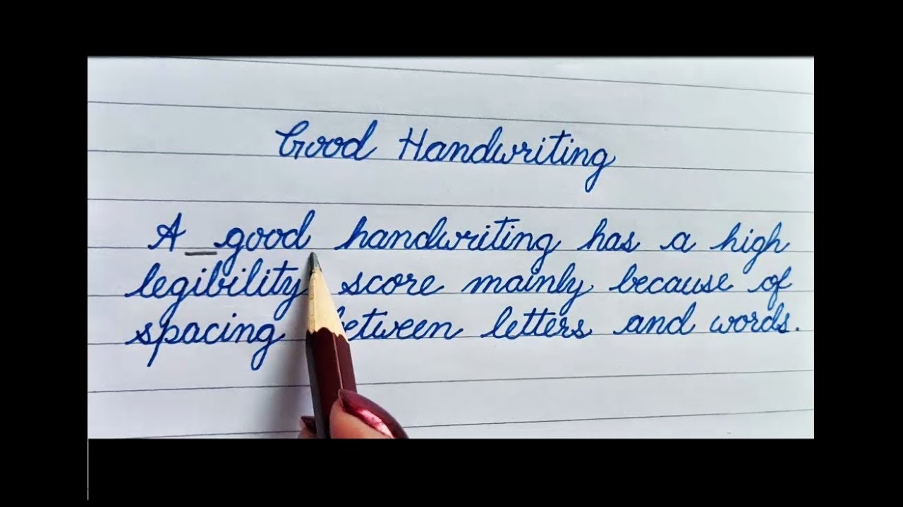 How To Improve Handwriting Good Handwriting Handwriting Practice YouTube