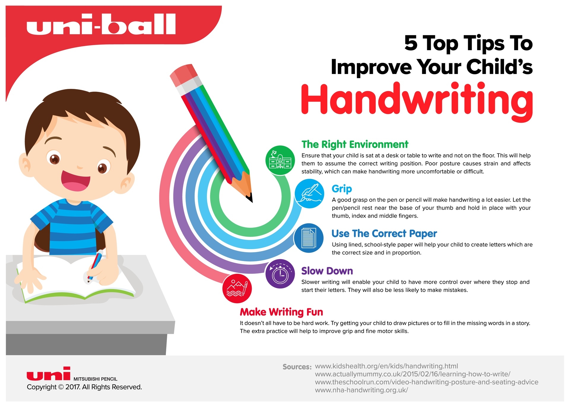 how to improve kids handwriting