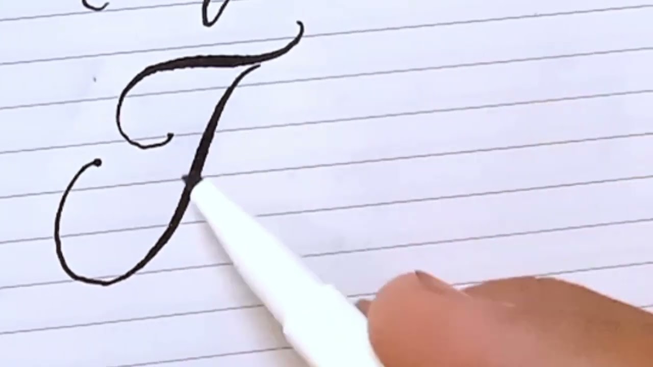 How To Write T In Perfect CURSIVE LOWERCASE And Uppercase Alphabets YouTube