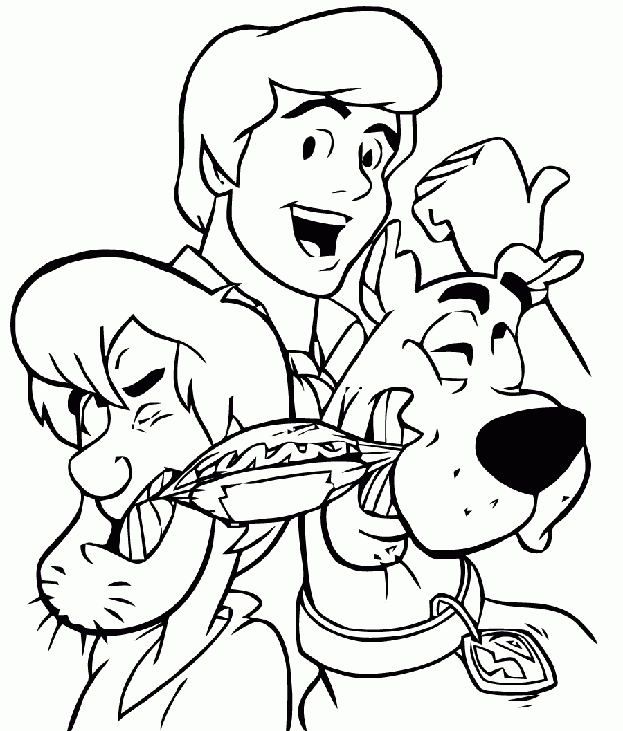 Image Of Scooby Doo To Download And Color Scooby Doo Coloring Pages