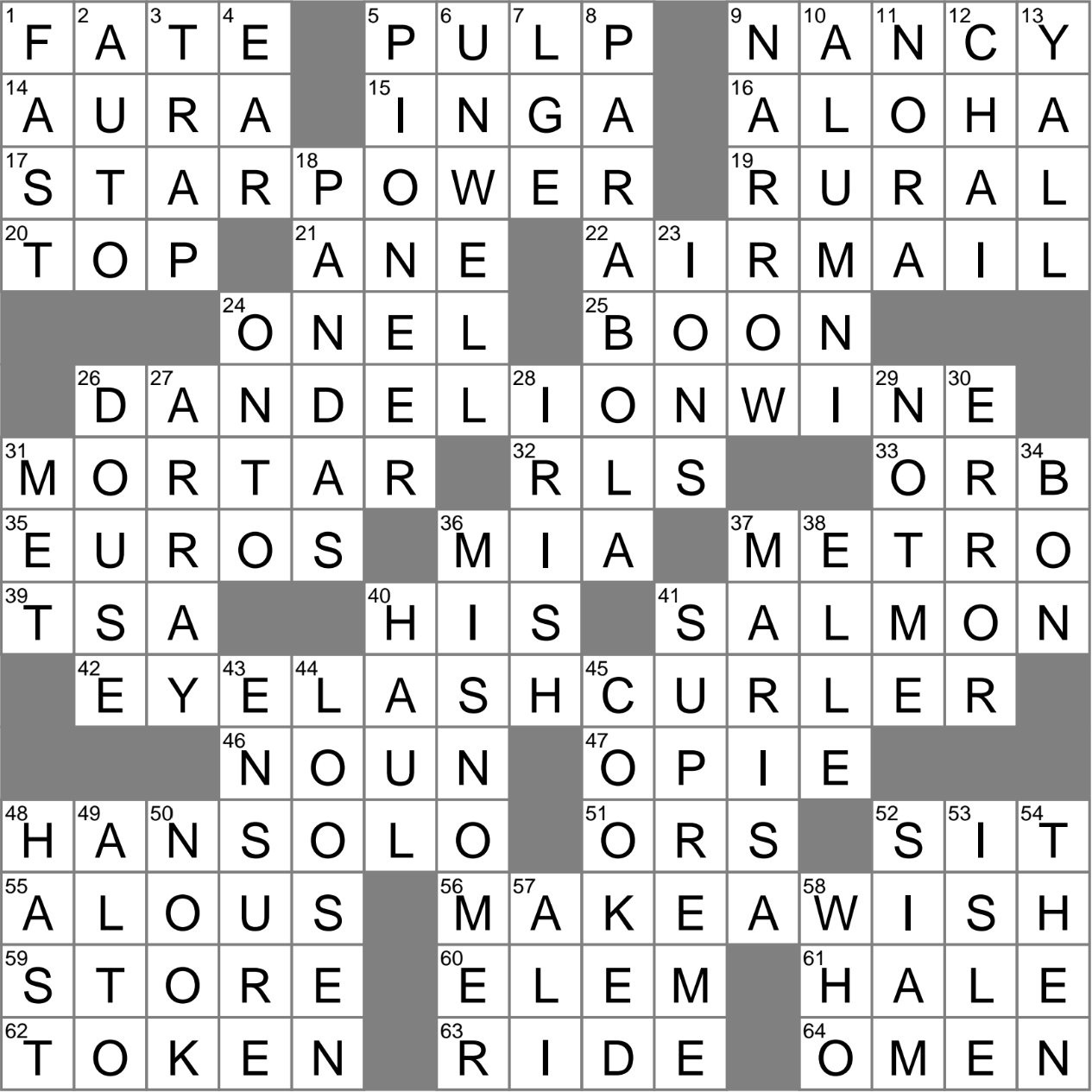 be furious nyt crossword