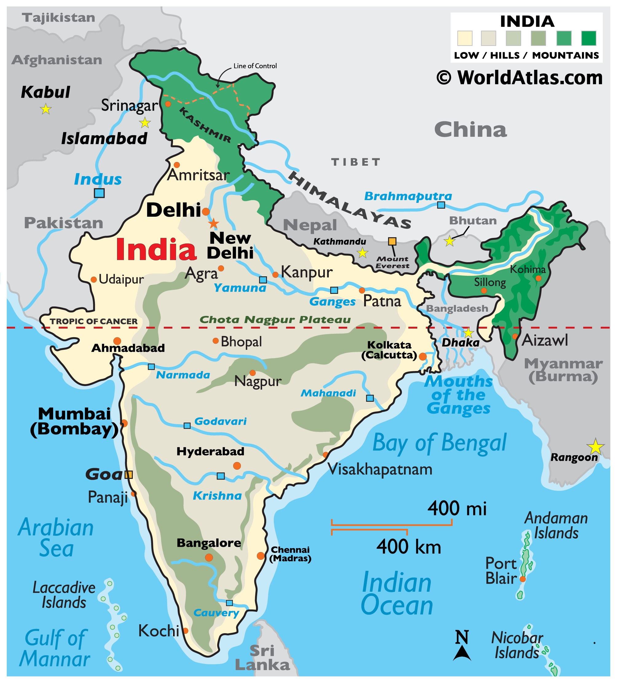 India Maps Facts World Atlas India Maps Facts World Atlas