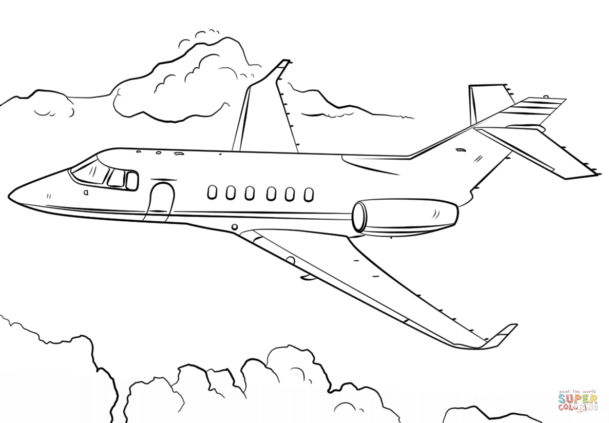 Jet Airplane Coloring Page Free Printable Jet Airplane Coloring Page Free Printable