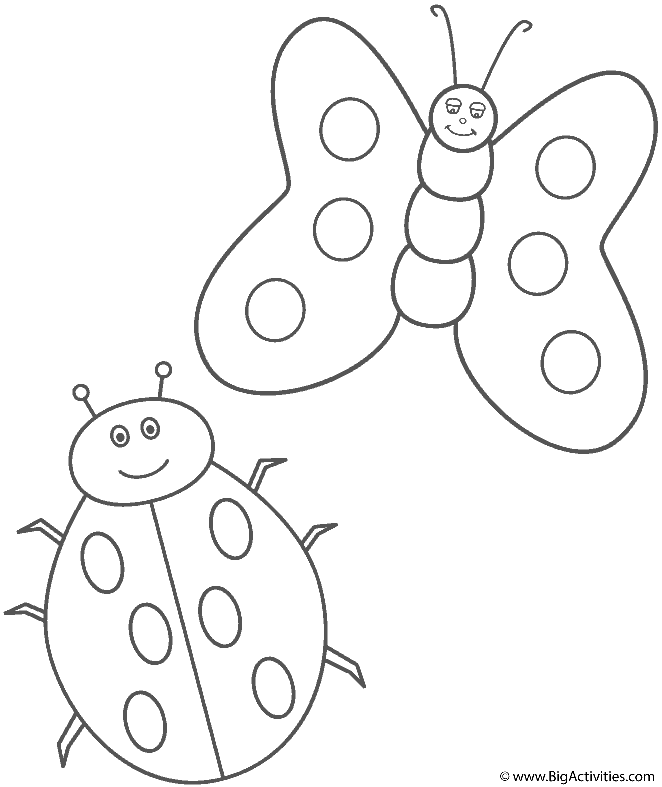 lady bug coloring page lady bug coloring page