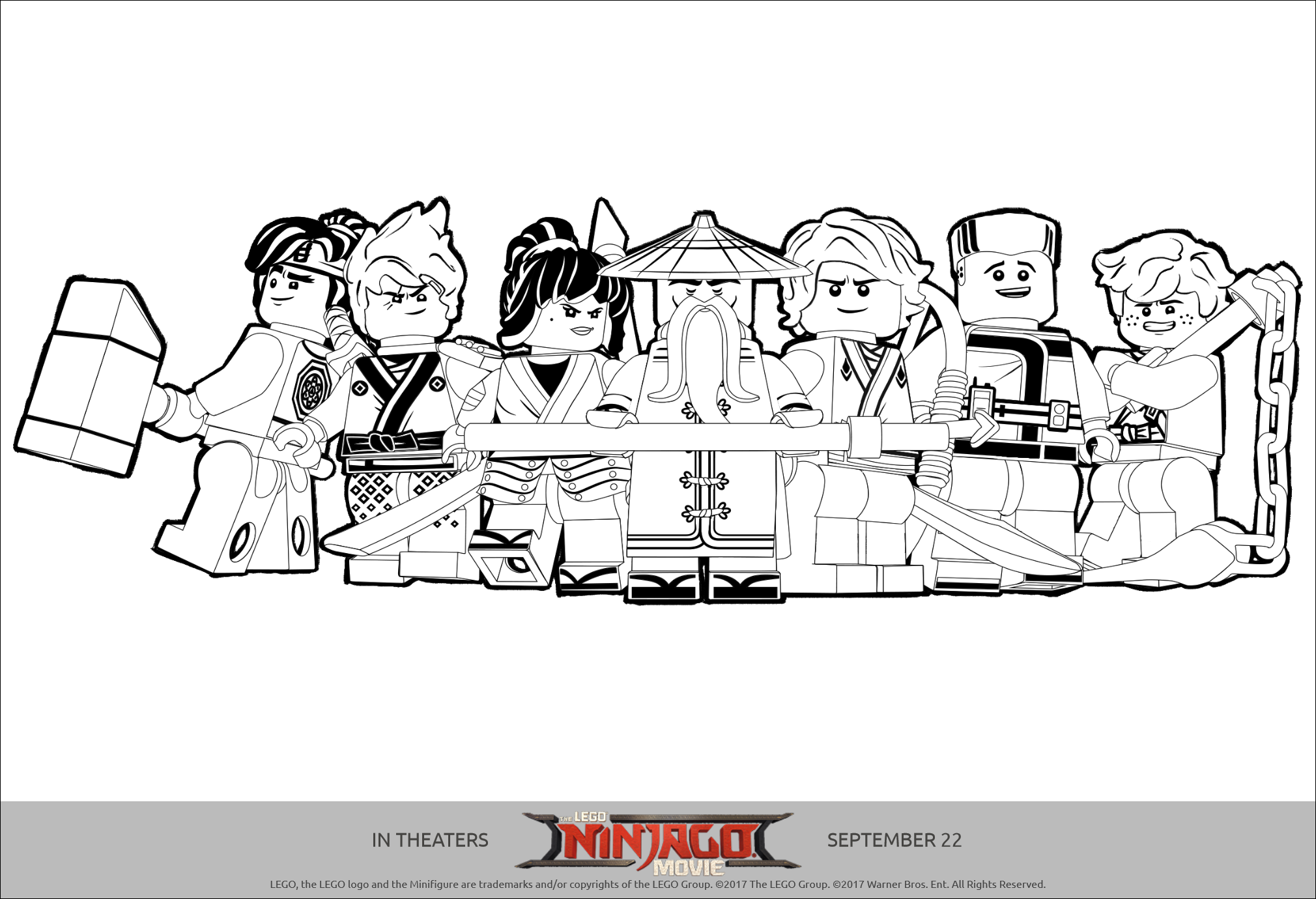 LEGO NINJAGO Printables Coloring Pages And Activity Sheets 