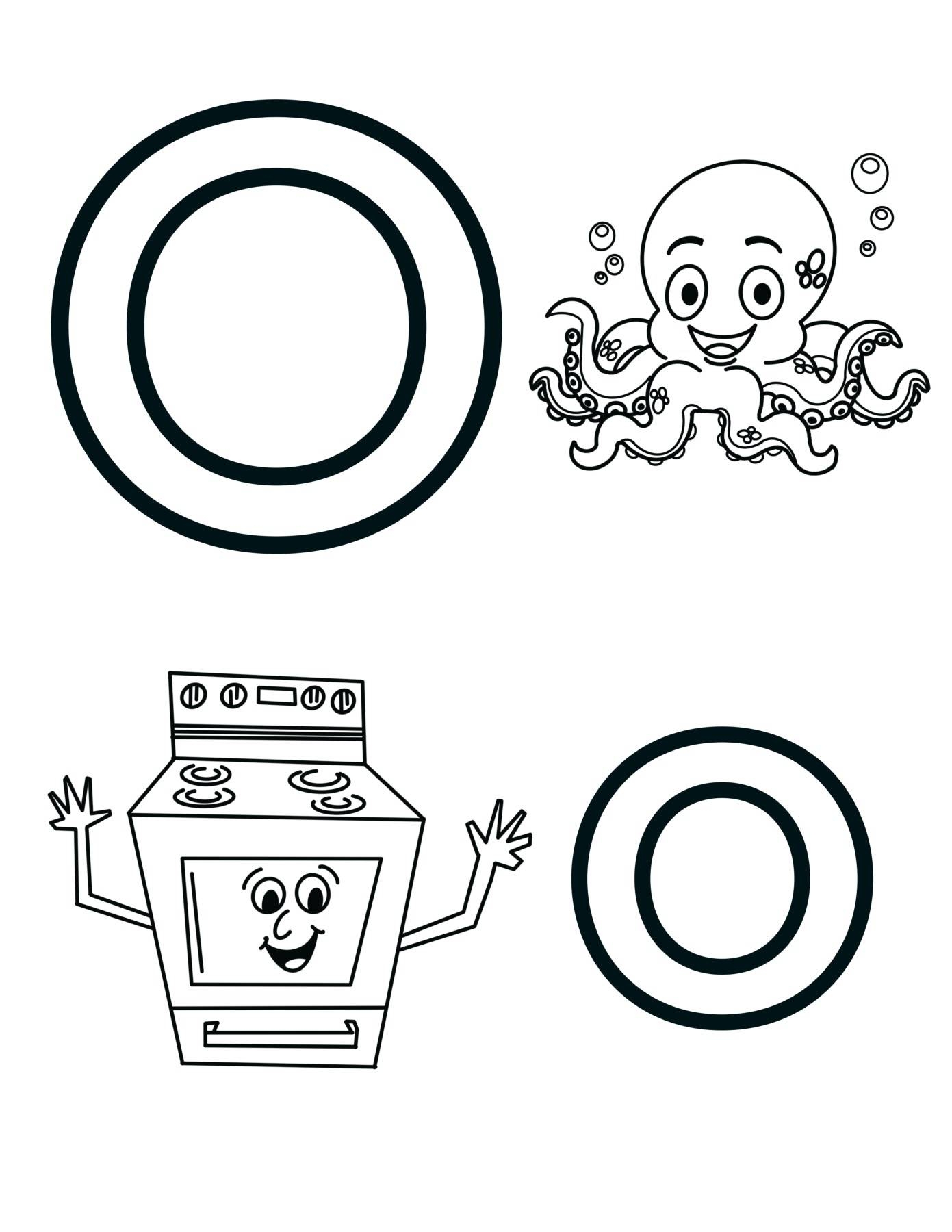 Letter O Alphabet Coloring Page By Knox Worksheets TPT